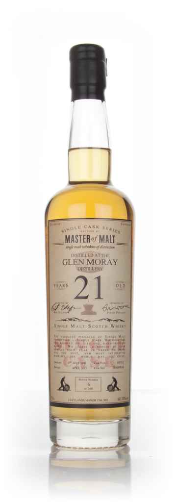 Glen Moray 21 Year Old 1991 - Single Cask (Master of Malt) 70cl product image