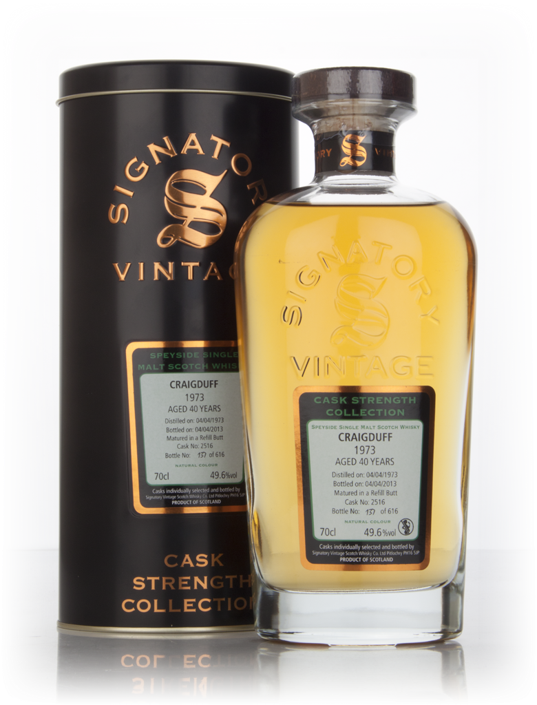 Craigduff 40 Year Old 1973 (cask 2516) - Cask Strength Collection (Signatory) 70cl product image