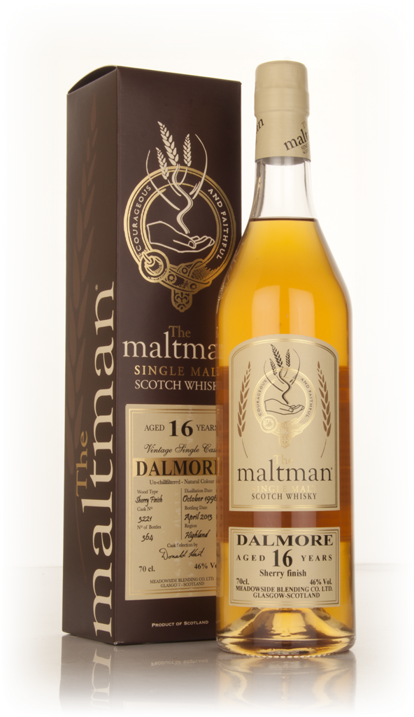Dalmore 16 Year Old 1996 (cask 3221) - The Maltman 70cl product image