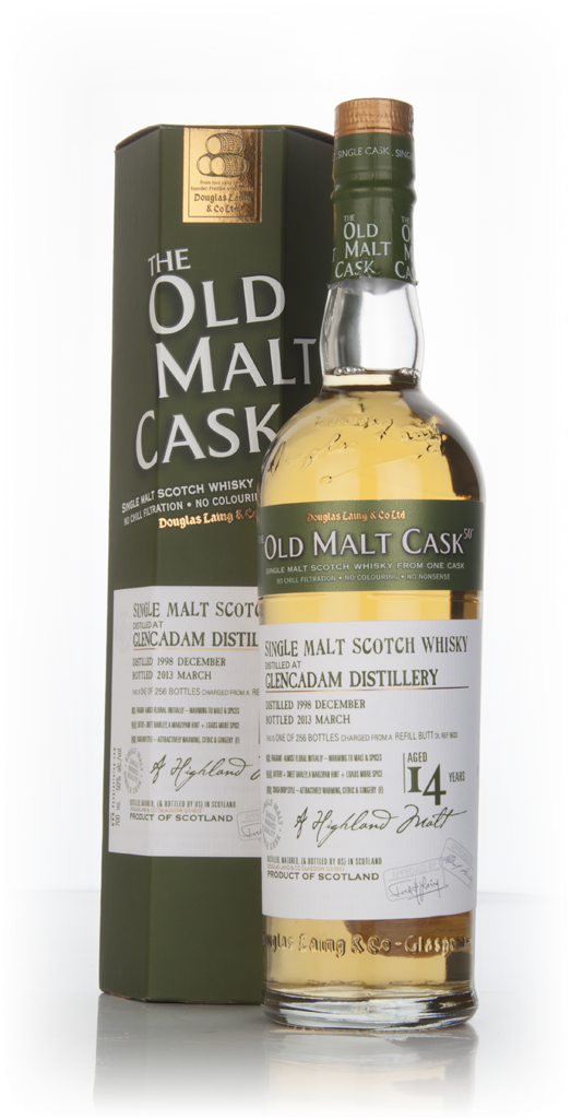 Glencadam 14 Year Old 1998 (cask 9633) - Old Malt Cask (Douglas Laing) 70cl product image