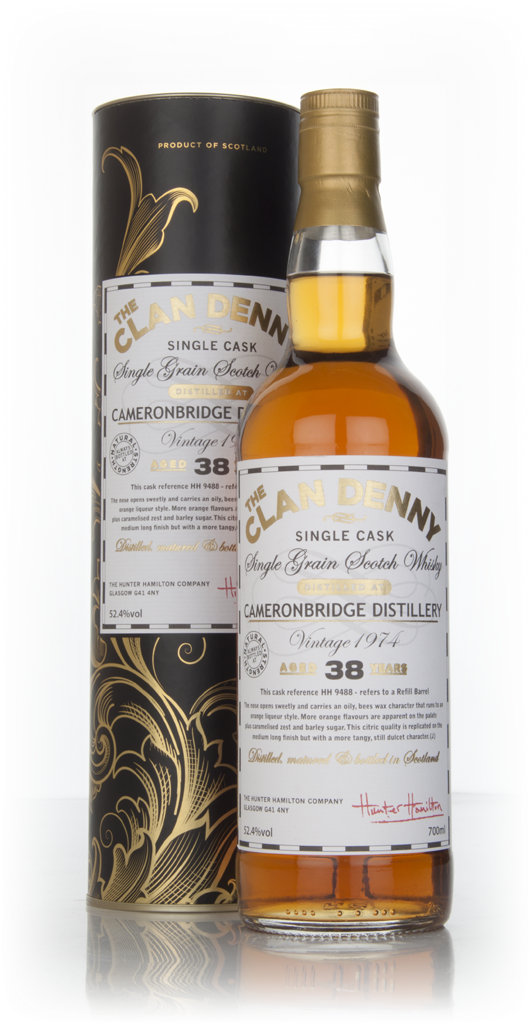 Cameronbridge 38 Year Old 1974 Cask 9488 - The Clan Denny (Douglas Laing) 70cl product image