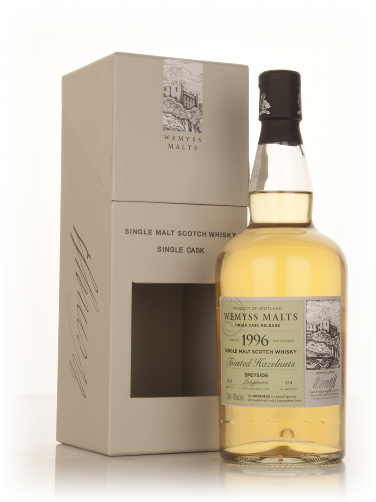 Toasted Hazelnuts 1996 - Wemyss Malts (Longmorn) 70cl product image