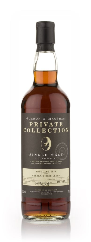 Balblair 1973 - Private Collection (Gordon and MacPhail) 70cl product image