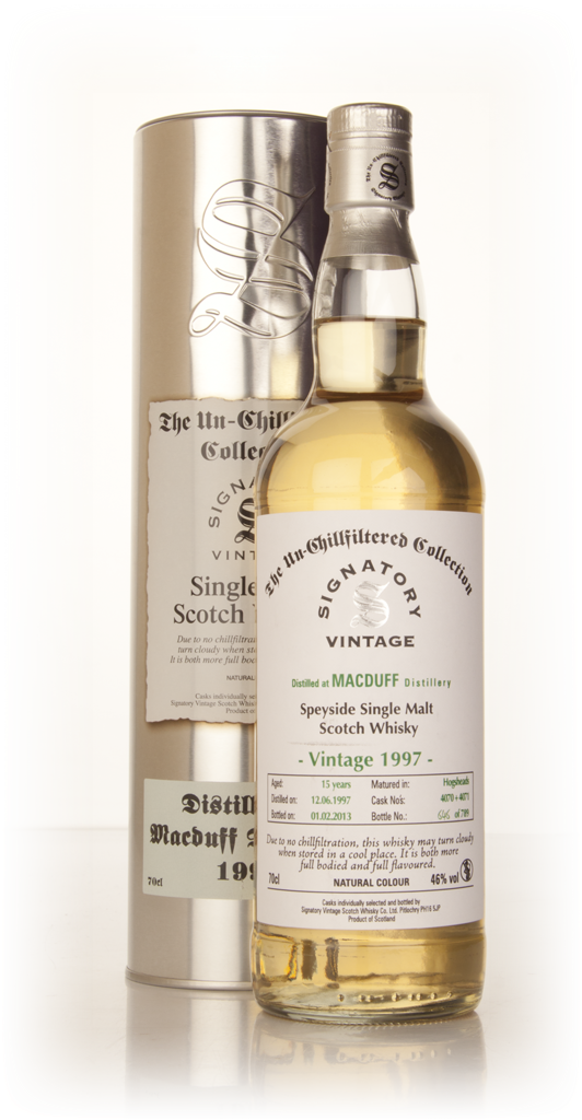 Macduff 15 Year Old 1997 (casks 4070+4071) - Un-Chillfiltered (Signatory) 70cl product image