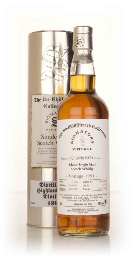 Highland Park 21 Year Old 1991 (cask 15128) - Un-Chillfiltered Collection (Signatory) 70cl product image