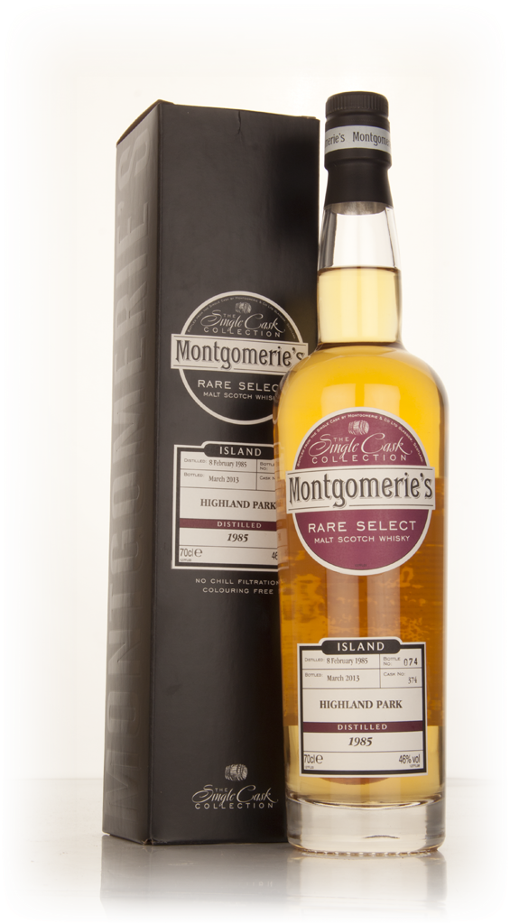 Highland Park 28 Year Old 1985 (cask 374) - Rare Select (Montgomerie's) 70cl product image