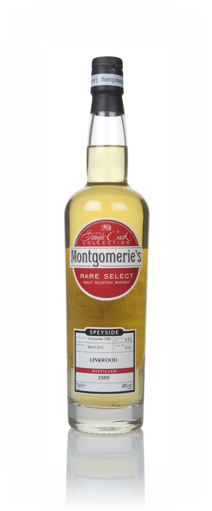 Linkwood 23 Year Old 1989 (cask 6713) - Rare Select (Montgomerie's) 70cl product image