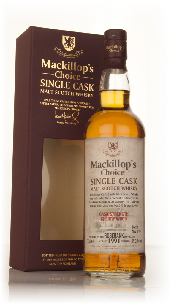 Rosebank 22 Year Old 1991 (cask 271) - Mackillop's Choice 70cl product image