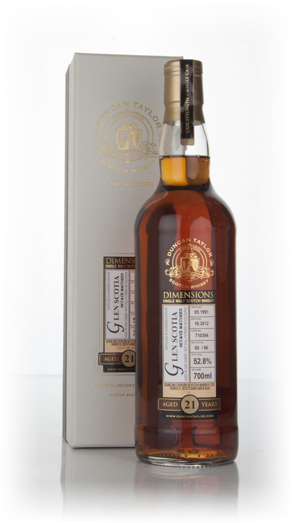Glen Scotia 21 Year Old 1991 (cask 710394) - Dimensions (Duncan Taylor) 70cl product image