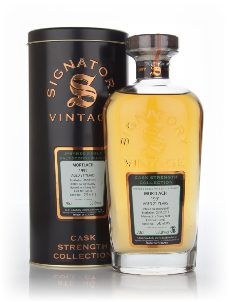 Mortlach 21 Year Old 1991 (cask 12/943) - Cask Strength Collection (Signatory) 70cl product image