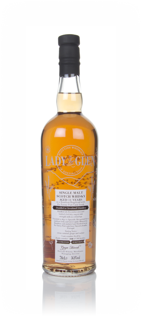 Strathmill 11 Year Old 2007 (cask 807834) - Lady of the Glen (Hannah Whisky Merchants) 70cl product image