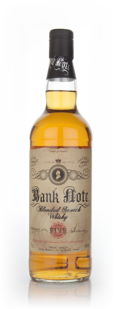 Bank Note 5 Year Old Blended Whisky 70cl product image
