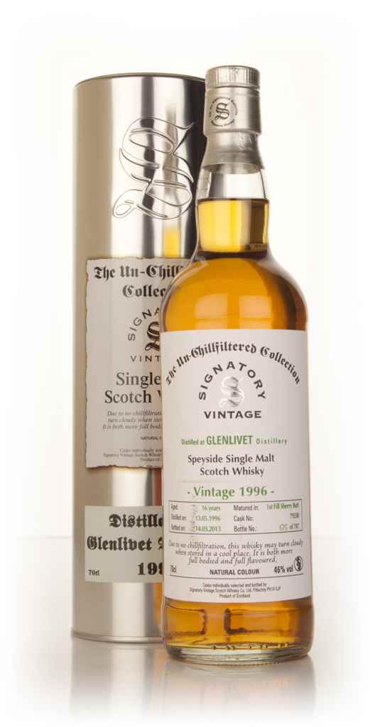 Glenlivet 16 Year Old 1996 (cask 79238) - Un-chillfiltered (Signatory) 70cl product image