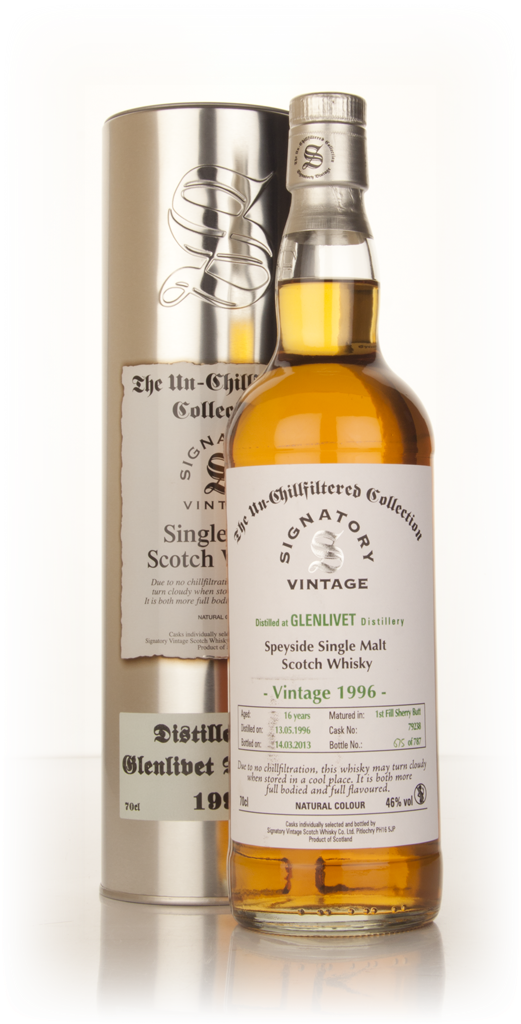 Glenlivet 16 Year Old 1996 (cask 79238) - Un-chillfiltered (Signatory) 70cl product image