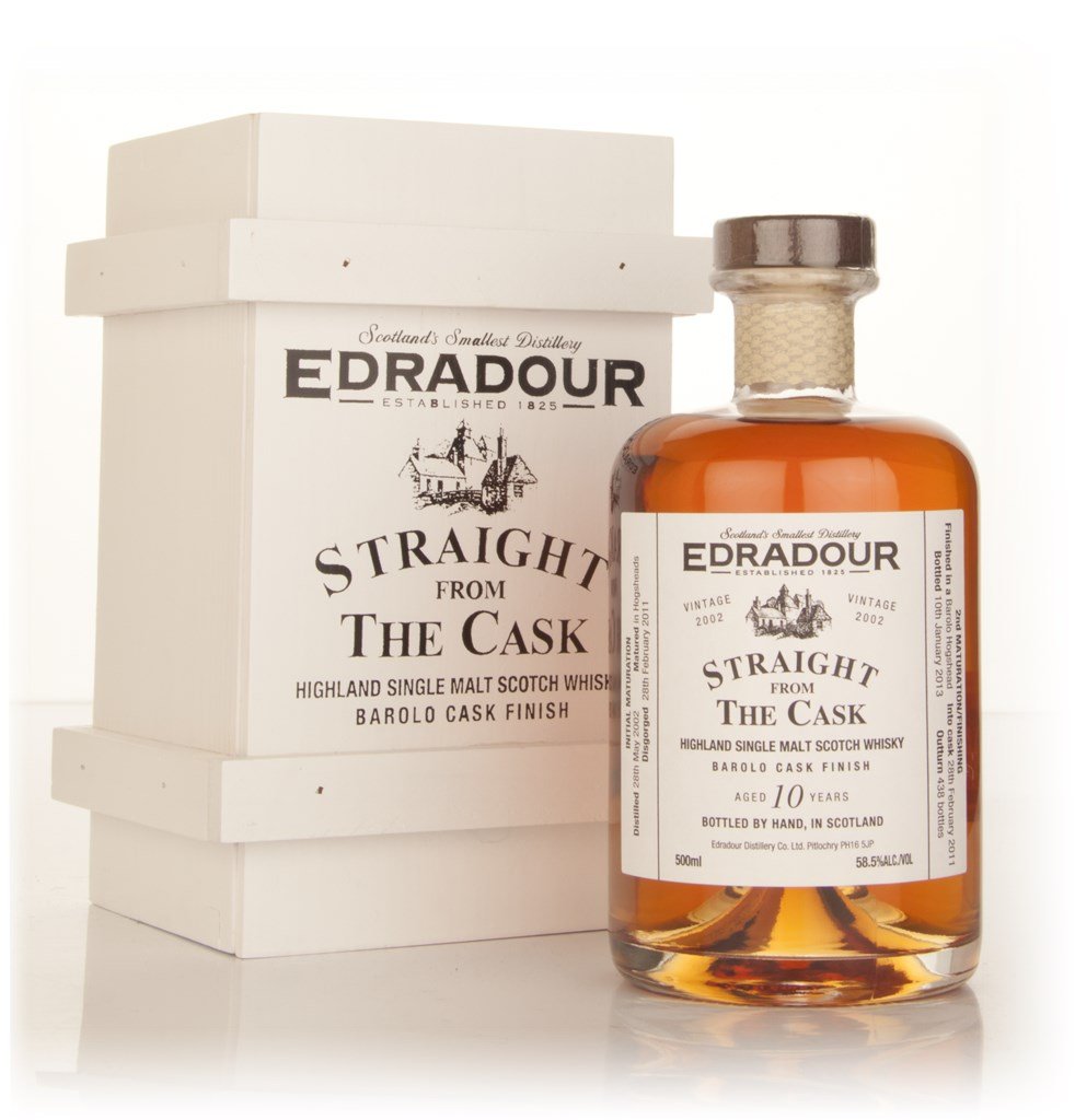 Edradour 10 Year Old 2002 Barolo Cask Finish - Straight From The Cask 50cl product image