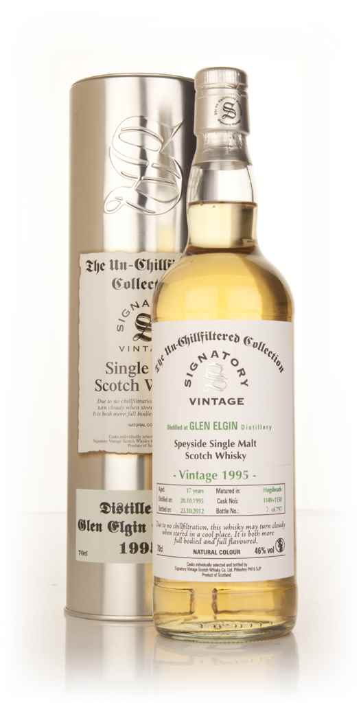 Glen Elgin 17 Year Old 1995 (casks 1149+1150) - Un-Chillfiltered (Signatory) 70cl product image