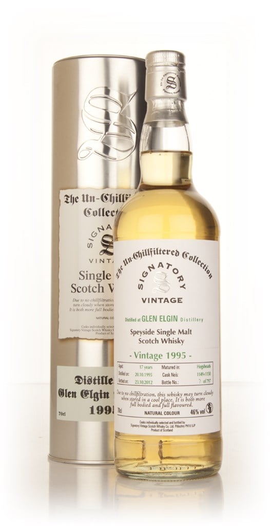 Glen Elgin 17 Year Old 1995 (casks 1149+1150) - Un-Chillfiltered (Signatory) 70cl product image