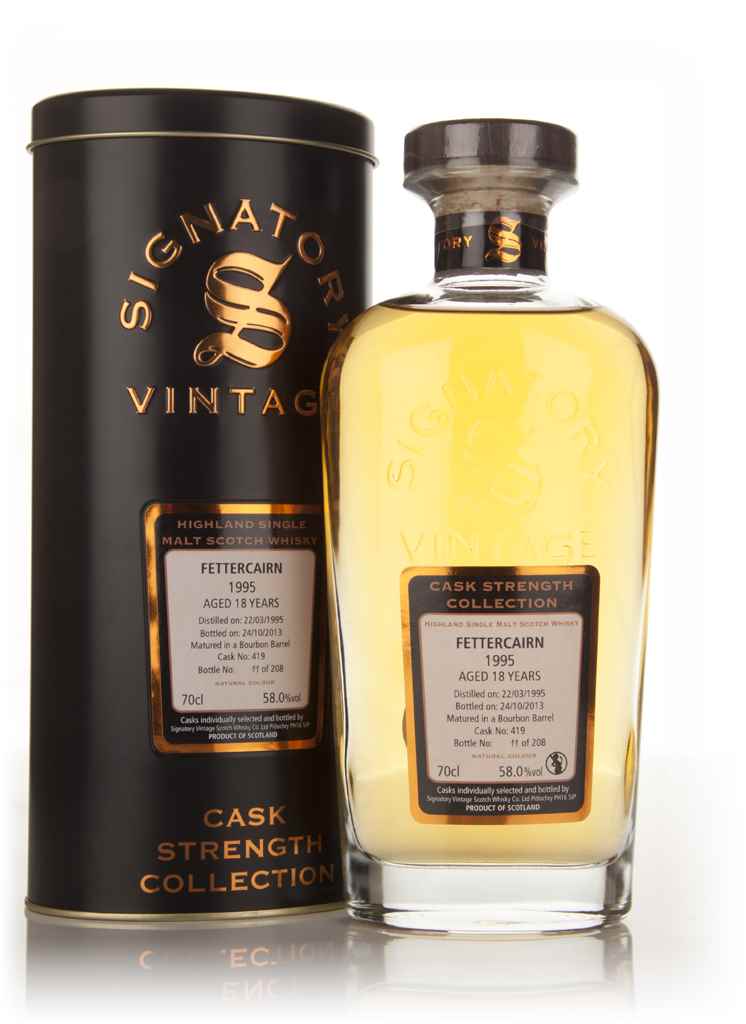 Fettercairn 18 Year Old 1995 (cask 419) - Cask Strength Collection (Signatory) 70cl product image