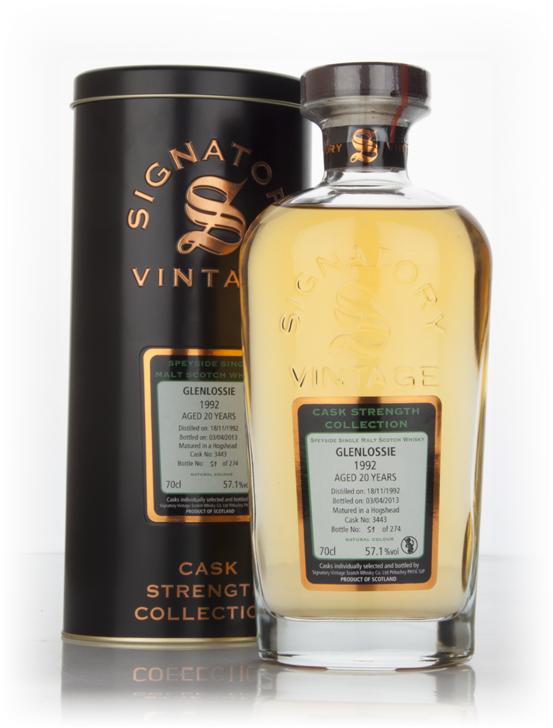 Glenlossie 20 Year Old 1992 (cask 3443) - Cask Strength Collection (Signatory) 70cl product image