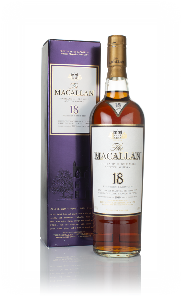 The Macallan 18 Year Old 1989 Sherry Oak 70cl product image