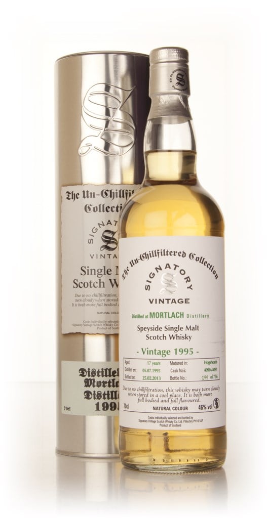 Mortlach 17 Year Old 1995 (casks 4090+4091) - Un-Chillfiltered (Signatory) 70cl product image