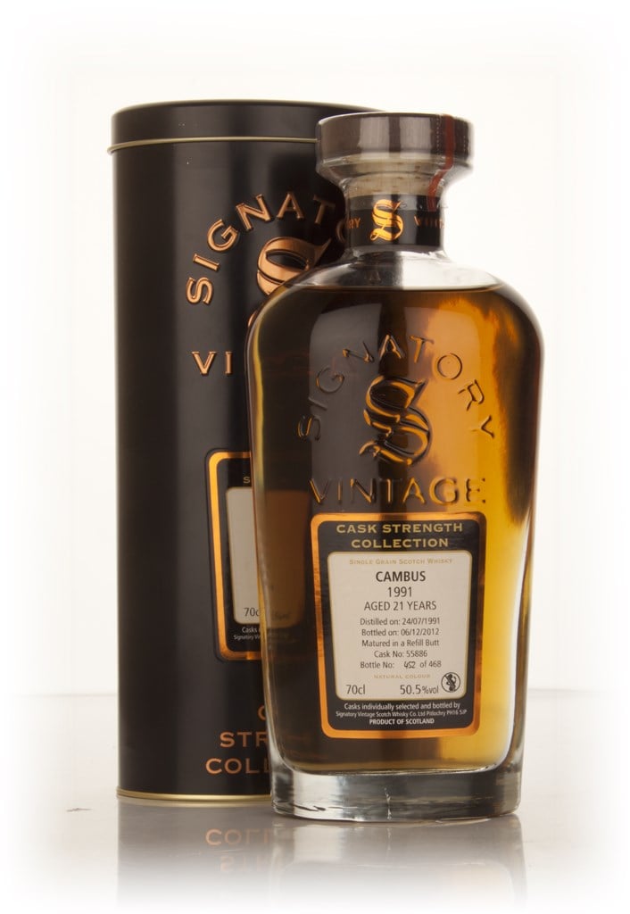 Cambus 21 Year Old 1991 (cask 55886) - Cask Strength Collection (Signatory) 70cl product image