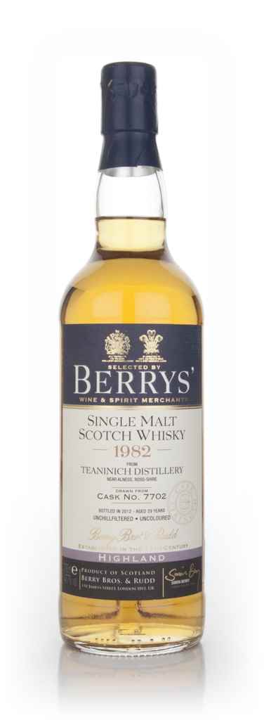 Teaninich 29 Year Old 1982 (Berry Bros. & Rudd) 70cl product image