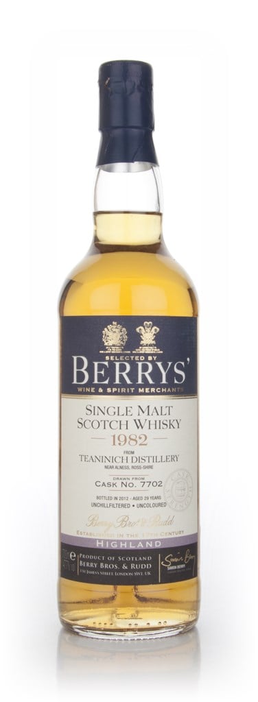 Teaninich 29 Year Old 1982 (Berry Bros. & Rudd) 70cl product image