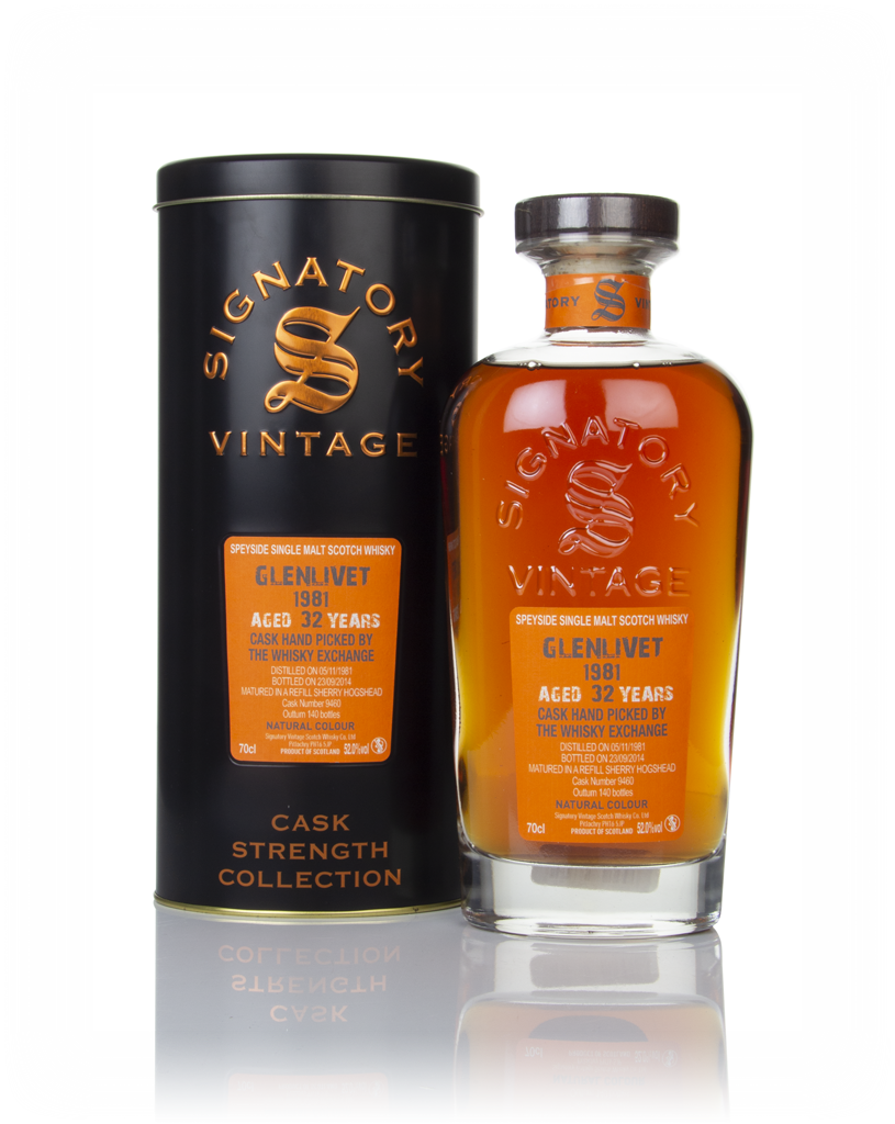 Glenlivet 32 Year Old 1981 (cask 9460) - Cask Strength Collection (Signatory) 70cl product image