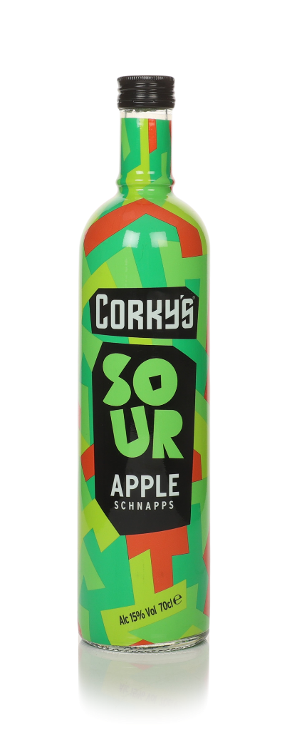Corky's Sour Apple Schnapps 70cl product image