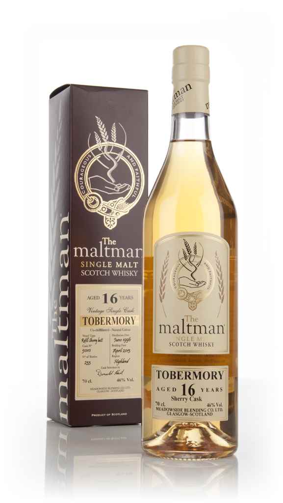 Tobermory 16 Year Old 1996 (cask 5010) - The Maltman 70cl product image