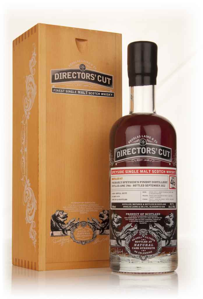 Probably Speyside's Finest 46 Year Old 1966 (cask 9176) - Directors' Cut (Douglas Laing) 70cl product image