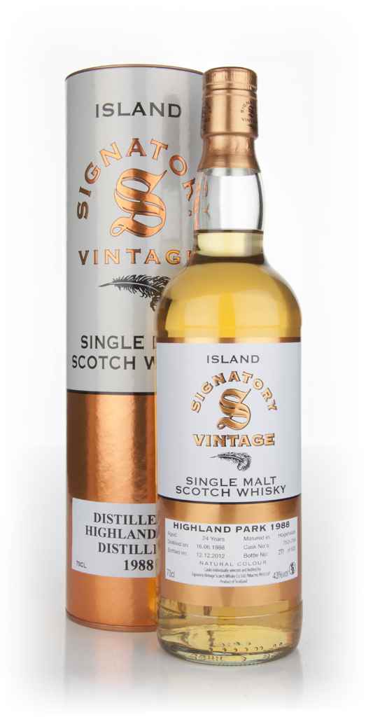 Highland Park 24 Year Old 1988 (Signatory) 70cl product image