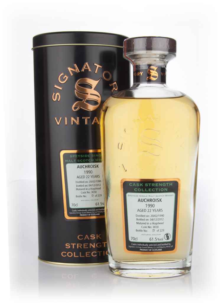 Auchroisk 22 Year Old 1990 (cask 3658) - Cask Strength Collection (Signatory) 70cl product image