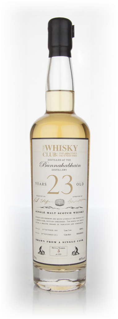 Bunnahabhain 23 Year Old 1989 (The Whisky Club) 70cl product image