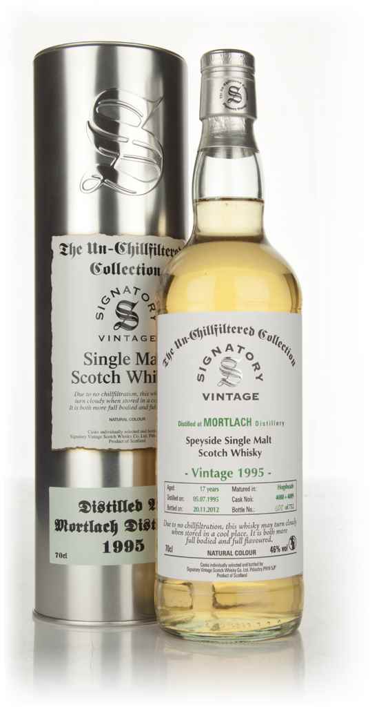 Mortlach 17 Year Old 1995 - Un-Chillfiltered (Signatory) 70cl product image
