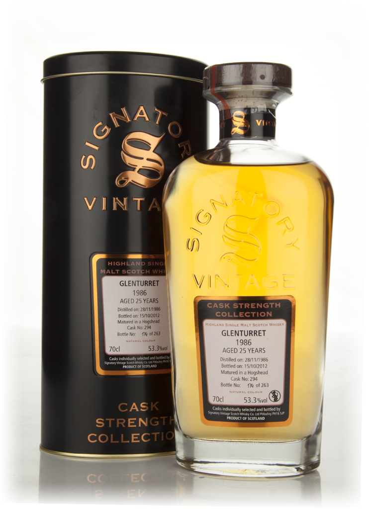 Glenturret 25 Year Old 1986 Cask 294 - Cask Strength Collection (Signatory) 70cl product image