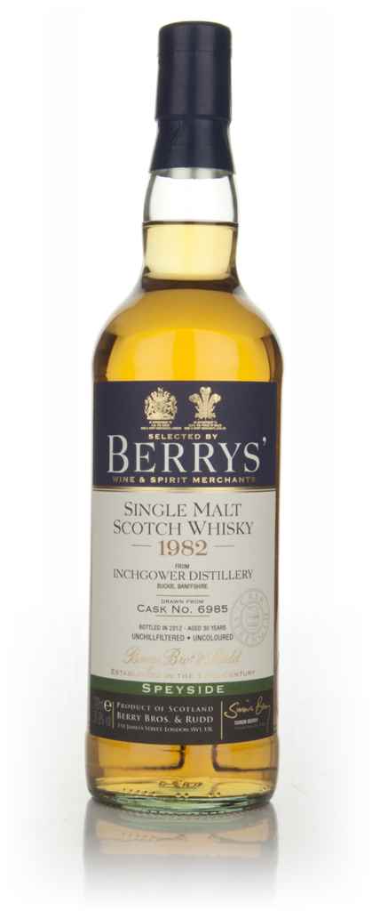 Inchgower 30 Year Old 1982 (cask 6985) (Berry Bros. & Rudd) 70cl product image