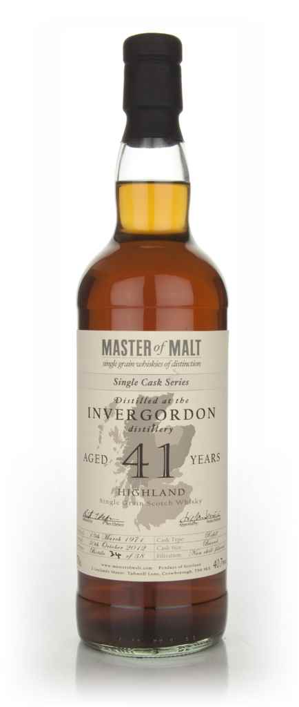 Invergordon 41 Year Old - Single Cask (Master of Malt) 70cl product image