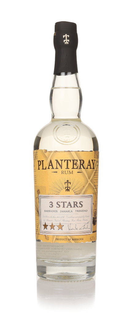 Planteray 3 Stars White Rum 70cl product image