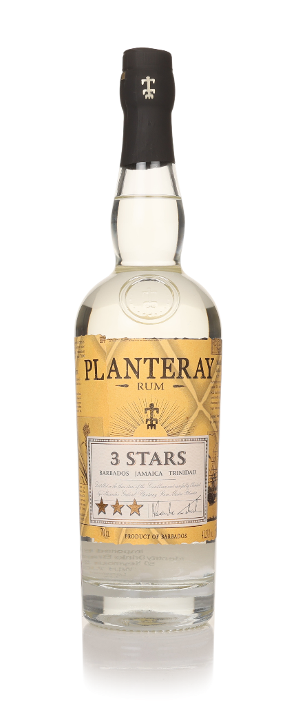 Planteray 3 Stars White Rum 70cl product image