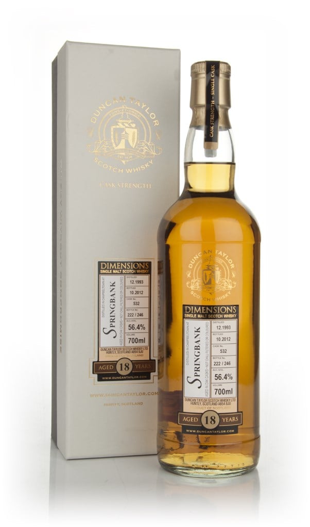 Springbank 18 Year Old 1993 - Dimensions (Douglas Laing) 70cl product image