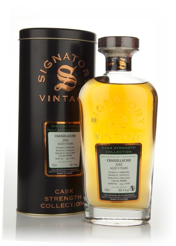 Craigellachie 9 Year Old 2002 - Cask Strength Collection (Signatory) 70cl product image