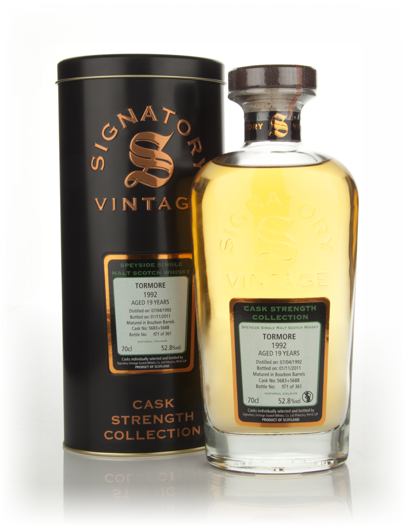 Tormore 19 Year Old 1992 (cask 5683+5688) - Cask Strength Collection (Signatory) 70cl product image