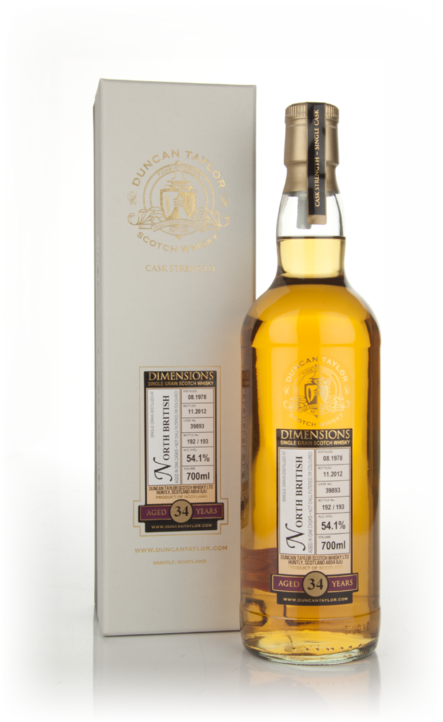 North British 34 Year Old 1978 - Dimensions - Duncan Taylor 70cl product image