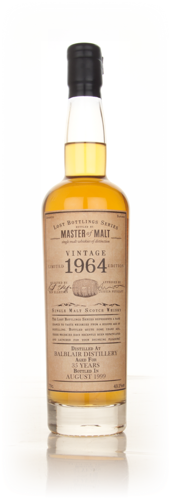 Balblair 35 Year Old 1964 - Lost Bottlings Series (Master of Malt) 70cl product image