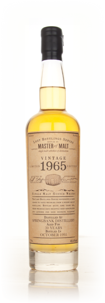 Springbank 30 Year Old 1965 - Lost Bottlings Series (Master of Malt) 70cl product image
