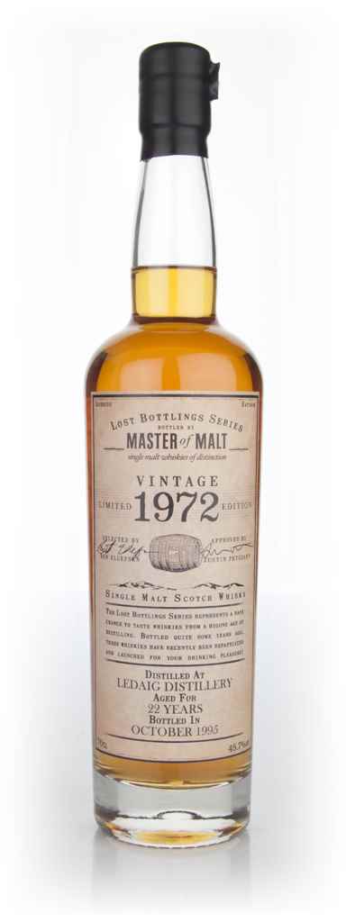 Ledaig 22 Year Old 1972 - Lost Bottlings Series (Master of Malt) 70cl product image