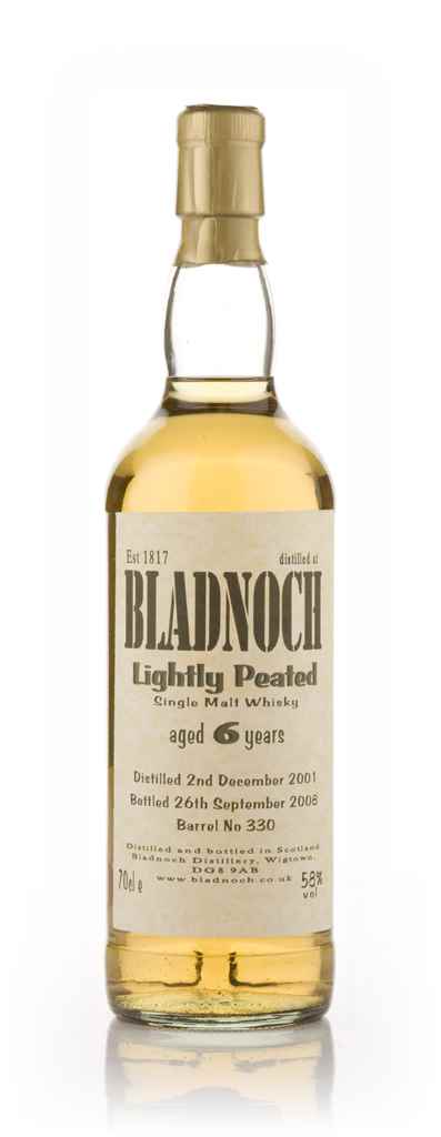 Bladnoch 6 Year Old Lightly Peated 70cl product image