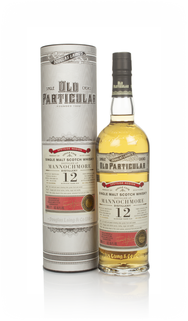 Mannochmore 12 Year Old 2007 (cask 13780) - Old Particular (Douglas Laing) 70cl product image